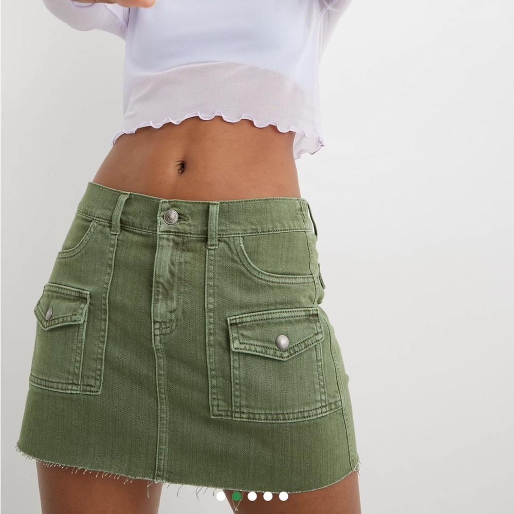 Aerie Cargo Micro Mini Skirt